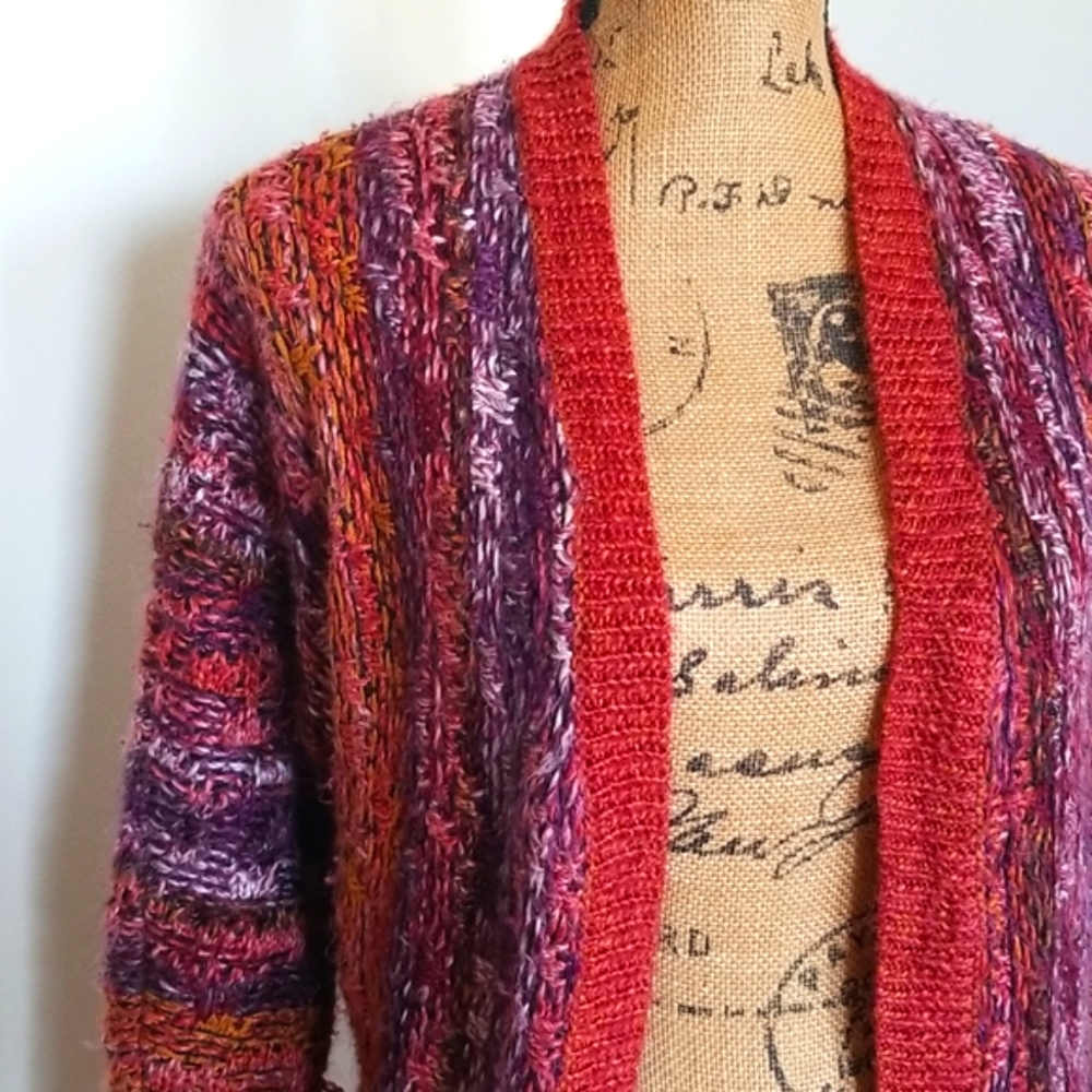 Retro Multicolor Cardigan - Picture 2 of 5
